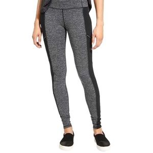 Gray and black Athleta leggings